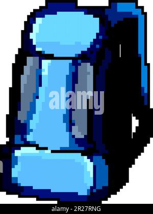 outdoor backpack camp game pixel art vector illustration 23867056 Vector Art  at Vecteezy