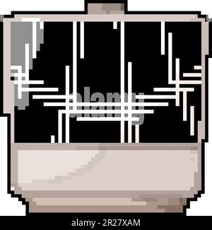 living ionizer air game pixel art vector illustration Stock Vector