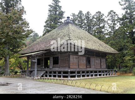 Motsu-ji Temple, Jogyodo, Circumambulation Hall Stock Photo