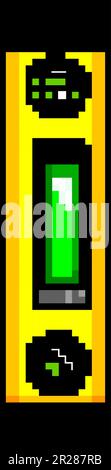 work level tool game pixel art vector illustration Stock Vector Image ...