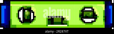 measure level tool game pixel art vector illustration Stock Vector ...