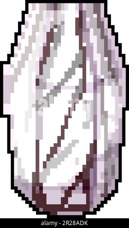 decoration marble vase game pixel art vector illustration Stock Vector