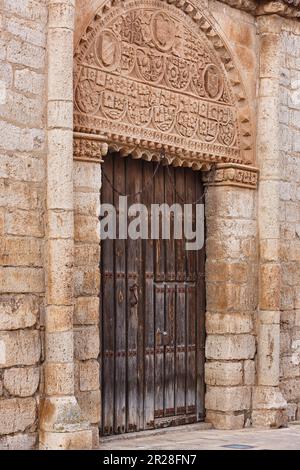 Palacio de las leyes. Stone facade. Toro. Zamora, Spain Stock Photo