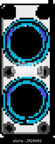 electronics partybox sound cartoon vector illustration Stock Vector ...