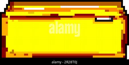 office pencil case game pixel art vector illustration Stock Vector