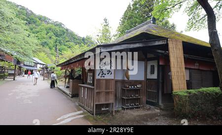 Kinugawa Onsen, Japan May 1 2023: Edo Wonderland Nikko Edomura is one of famous theme park in Kinugawa Onsen, Japan. it is a history theme park recrea Stock Photo