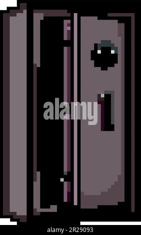 storage safe game pixel art vector illustration Stock Vector Image ...