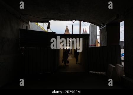 Riga, Latvia. 17th May, 2023. Historic Centre of Riga, passage way, Latvia, 17 May 2023. Credit: David Tanecek/CTK Photo/Alamy Live News Stock Photo