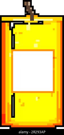 aroma scented candle game pixel art vector illustration Stock Vector