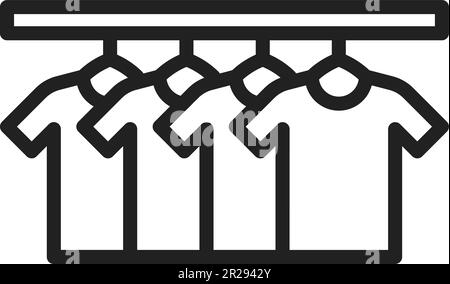 Shirts icon vector image. Suitable for mobile application web application and print media. Stock Vector