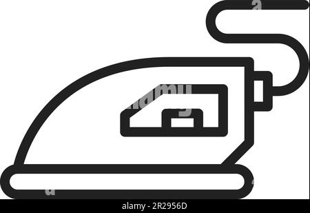 Steam Iron icon vector image. Suitable for mobile application web application and print media. Stock Vector