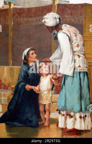 Illustration Of The Dedication Of Samuel Printed By Alf Cooke From The ...