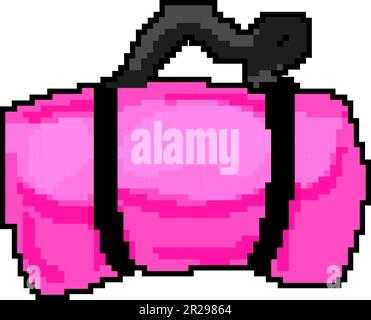 backpack bag camp game pixel art vector illustration Stock Vector Image &  Art - Alamy