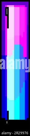 technology smart lamp game pixel art vector illustration Stock Vector