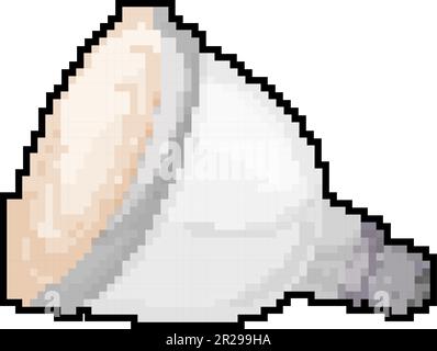 app smart light bulb game pixel art vector illustration Stock Vector