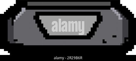 equipment soundbar audio game pixel art vector illustration Stock ...