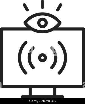 Viewers icon vector image. Stock Vector