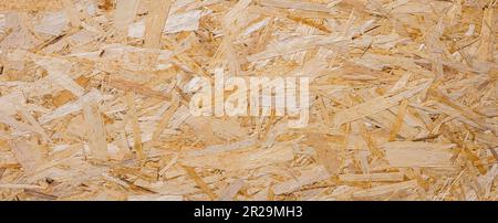 banner or Recycled wood texture background, compressed chipboard surface texture Stock Photo