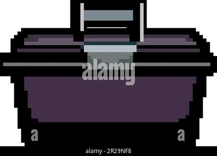 construction toolbox repair game pixel art vector illustration Stock ...