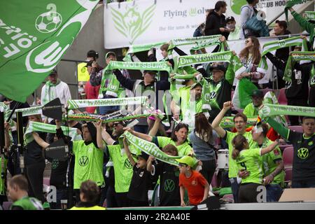 Cologne, Germany. 18th May, 2023. DFB Cup game between TSG Hoffenheim and Bayern Munich at Rhein-Energie-Stadion in Cologne, Germany (Foto: Dana Roesiger/Sports Press Photo/C - ONE HOUR DEADLINE - ONLY ACTIVATE FTP IF IMAGES LESS THAN ONE HOUR OLD - Alamy) Credit: SPP Sport Press Photo. /Alamy Live News Stock Photo