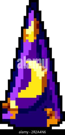 Witch hat in pixel art style Stock Vector Image & Art - Alamy