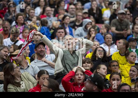 Cologne, Germany. 18th May, 2023. DFB Cup game between TSG Hoffenheim and Bayern Munich at Rhein-Energie-Stadion in Cologne, Germany (Foto: Dana Roesiger/Sports Press Photo/C - ONE HOUR DEADLINE - ONLY ACTIVATE FTP IF IMAGES LESS THAN ONE HOUR OLD - Alamy) Credit: SPP Sport Press Photo. /Alamy Live News Stock Photo