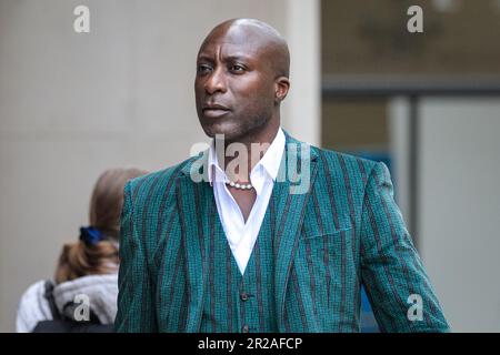 London, UK. 18th May, 2023. British Fashion Designer Ozwald Boateng. Fashion industry participants and other invitees attend a British Fashion Council showcase and award ceremony today in central London. Credit: Imageplotter/Alamy Live News Stock Photo