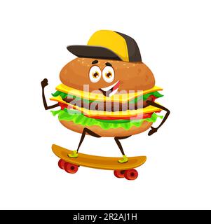 https://l450v.alamy.com/450v/2r2aj1h/cartoon-cheeseburger-character-on-skateboard-vector-personage-of-cute-fast-food-burger-skateboarder-happy-smiling-sandwich-emoji-with-cheese-ham-bread-bun-and-cap-riding-on-skateboard-2r2aj1h.jpg