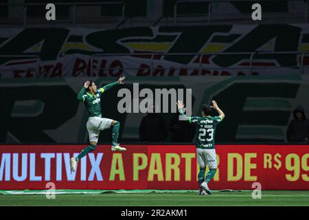 Gustavo Gómez do Palmeiras, durante a partida entre Avaí e Palmeiras, pela  14ª rodada do Campeonato Brasileiro Série A 2022, no Estádio da Ressacada  neste domingo 26. (Photo by pressinphoto/Sipa USA Stock