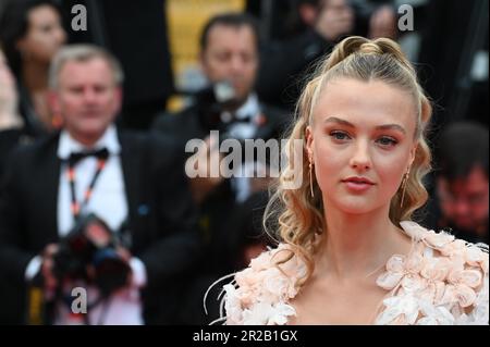 76th Cannes Film Festival 2023, Red Carpet Film “ Indiana Jones And The Dial Of Destiny “ Pictured: Lilly Krug Stock Photo