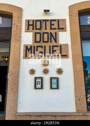 Ronda, Malaga, Spain, Tourist Hotel, 'Hotel don Miguel', Stock Photo