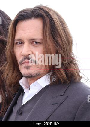 Cannes, France. 17th May, 2023. Johnny Depp attends the 'Jeanne du Barry' photocall at the 76th annual Cannes film festival at Palais des Festivals on May 17, 2023 in Cannes, France. Photo: DGP/imageSPACE Credit: Imagespace/Alamy Live News Stock Photo