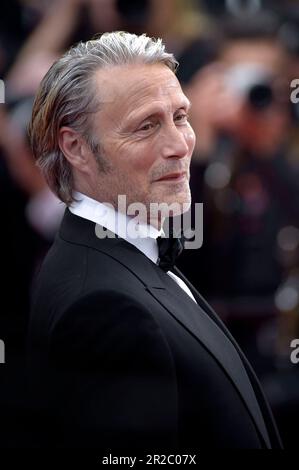 Cannes, France. 18th May, 2023. Mads Mikkelsen attends the 'Indiana Jones And The Dial Of Destiny' red carpet during the 76th annual Cannes film festival at Palais des Festivals on Thursday, May 18, 2023 in Cannes, France. Photo by Rocco Spaziani/UPI Credit: UPI/Alamy Live News Stock Photo