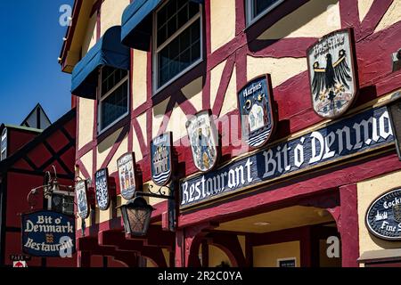 Solvang California tourist town Stock Photo