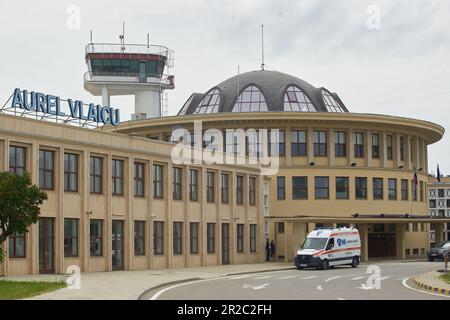 Bucharest, Romania. 18th May, 2023: Bucharest Baneasa 'Aurel Vlaicu' International Airport. Italian airline AeroItalia will start flights in Romania on June 2 with a first flight on the route Bucharest Baneasa 'Aurel Vlaicu' International Airport - Rome–Fiumicino International Airport 'Leonardo da Vinci'. Credit: Lucian Alecu/Alamy Live News Stock Photo