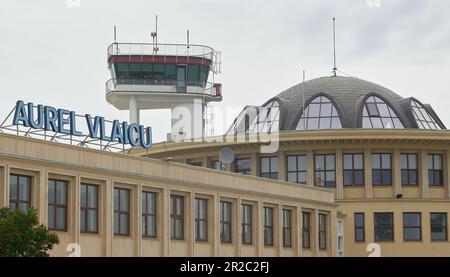 Bucharest, Romania. 18th May, 2023: Bucharest Baneasa 'Aurel Vlaicu' International Airport. Italian airline AeroItalia will start flights in Romania on June 2 with a first flight on the route Bucharest Baneasa 'Aurel Vlaicu' International Airport - Rome–Fiumicino International Airport 'Leonardo da Vinci'. Credit: Lucian Alecu/Alamy Live News Stock Photo