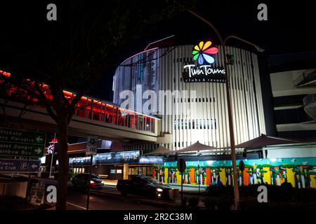 The Twin Towns resort at  the new south wales border towns of tweed heads and coolangatta Stock Photo