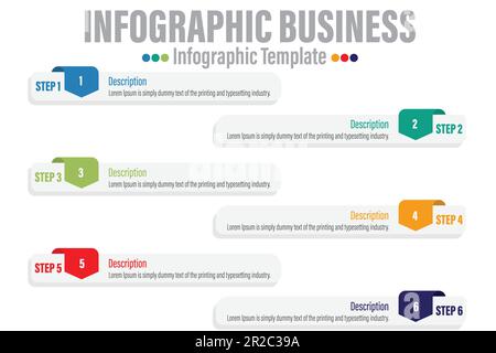 Timeline infographics design template with numbers, icons, dates and ...