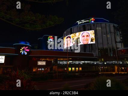 The Twin Towns resort at  the new south wales border towns of tweed heads and coolangatta Stock Photo