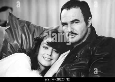 Rachel Ward, Burt Reynolds, on-set of the Film, 'Sharky's Machine', Orion Pictures, 1981 Stock Photo