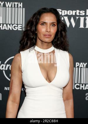 Television host Padma Lakshmi attends the Sports Illustrated