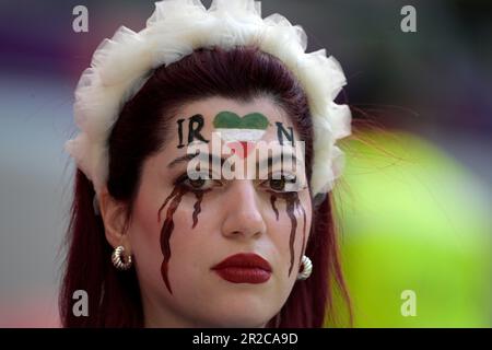 Tehran ,Iran July 10, 2022, Supporters of Iran national football team, in football stadiums Stock Photo