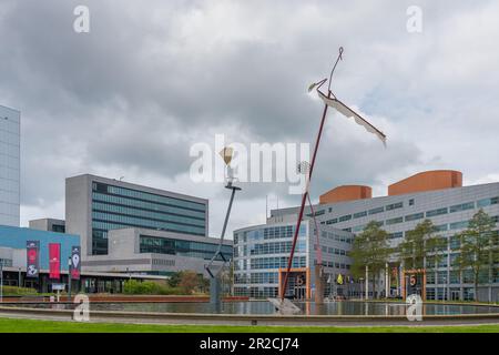 The Hague, Netherlands - April 26, 2023: Europol headquarter in The Hague. It is the European Police department of organized crime. Stock Photo