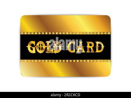 Gold Card VIP Card Vector Premium card eps Stock Vector
