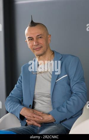 Torino, Italy. 18th May, 2023. Singer Ermal Meta is guest of 2023 Turin  Book Fair. Credit: Marco Destefanis/Alamy Live News Stock Photo - Alamy