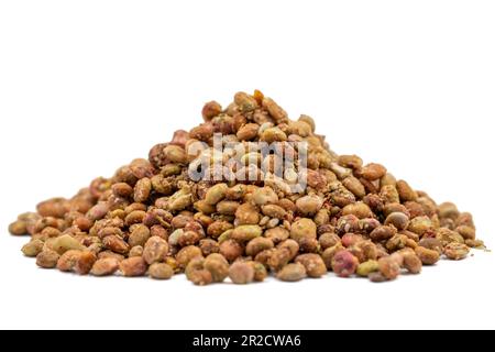 Sumac seeds. Dried sumac berries isolated on white background. Spice concept Stock Photo