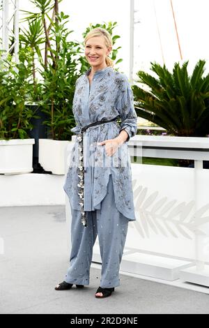 Cannes, France. 19th May, 2023. 76th Cannes Film Festival 2023, day 4 - Photocall film The New Boy . Pictured: Cate Blanchett Credit: Independent Photo Agency/Alamy Live News Stock Photo
