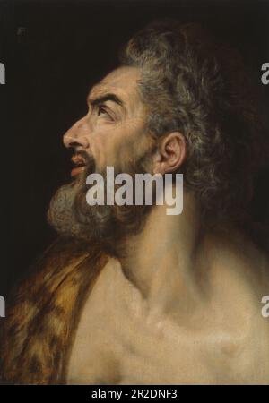 Study Head of a Bearded Man Date: c. 1565 Artist: Frans Floris Netherlandish, 1519/20-1570 Stock Photo