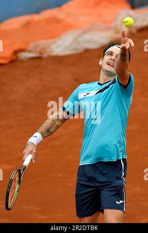 Turin, Italy. 18th May, 2023. Italy, Turin 18/05/23 Circolo della Stampa Sporting ATP Challenger 175 Quarter finals Piedmont Open Intesa Sanpaolo Thiago Seyboth Wild (Bra) (Photo by Tonello Abozzi/Pacific Press) Credit: Pacific Press Media Production Corp./Alamy Live News Stock Photo