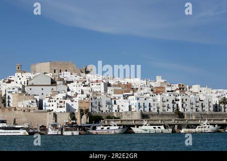 mediterranean village over the sea on may 17, 2023 in valencia spain Stock Photo